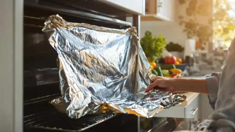 De reinheid van uw oven begint met deze eenvoudige maar doeltreffende truc met aluminiumfolie op het rooster.