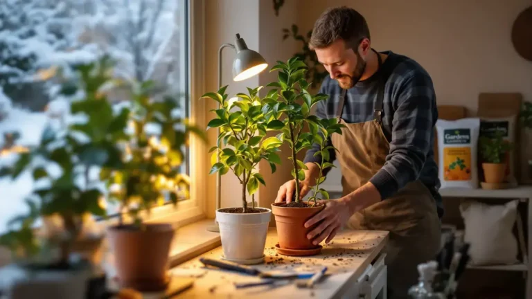 Dit door tuiniers aanbevolen potgrondmengsel helpt citrusplanten in potten de winter binnen door te komen