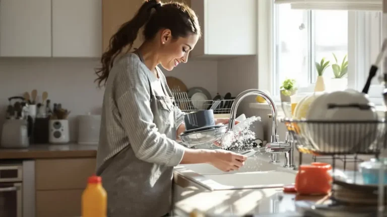De regel van twee minuten die voorkomt dat de afwas dag na dag ophoopt
