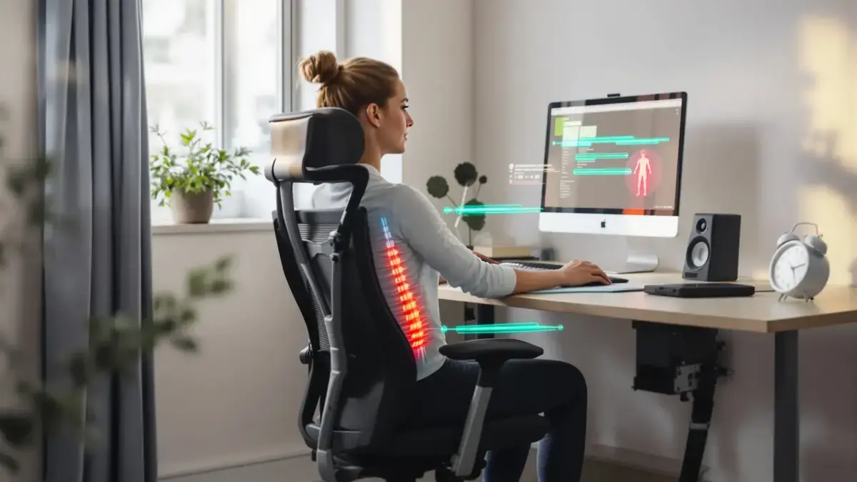 De reflex die specialisten aanraden om rugpijn bij het zitten te voorkomen