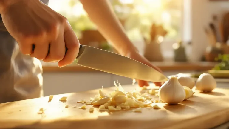 Mijn snelle methode om knoflook in enkele seconden te pellen zonder knoflookpers, die alles in de keuken verandert