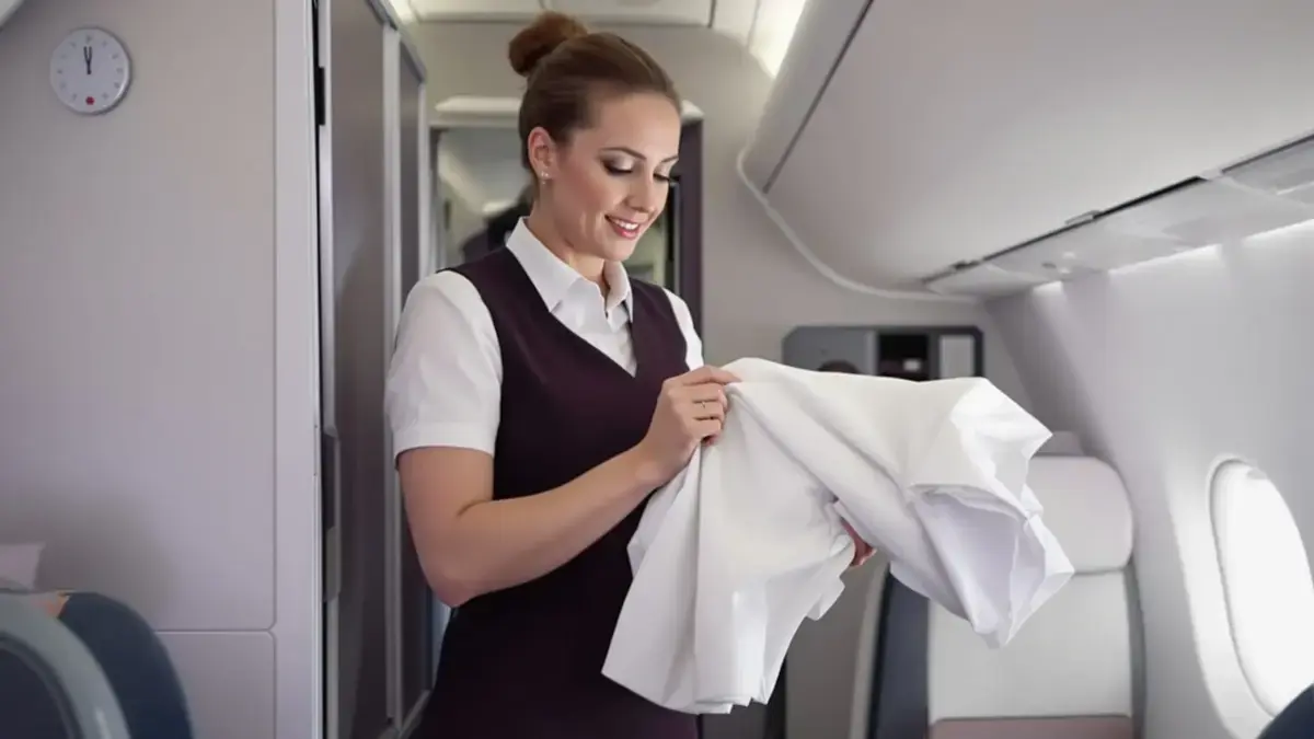 Stewardessen gebruiken deze techniek om overhemden te vouwen zonder te strijken
