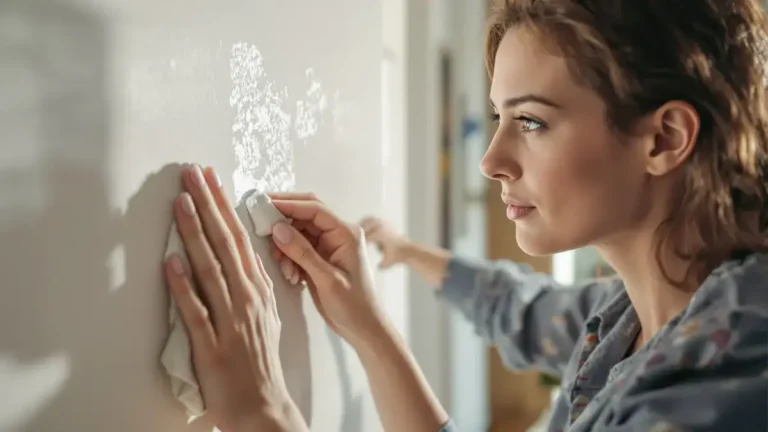 Tandpasta werkt als een mild reinigingsmiddel om potloodstrepen te verwijderen