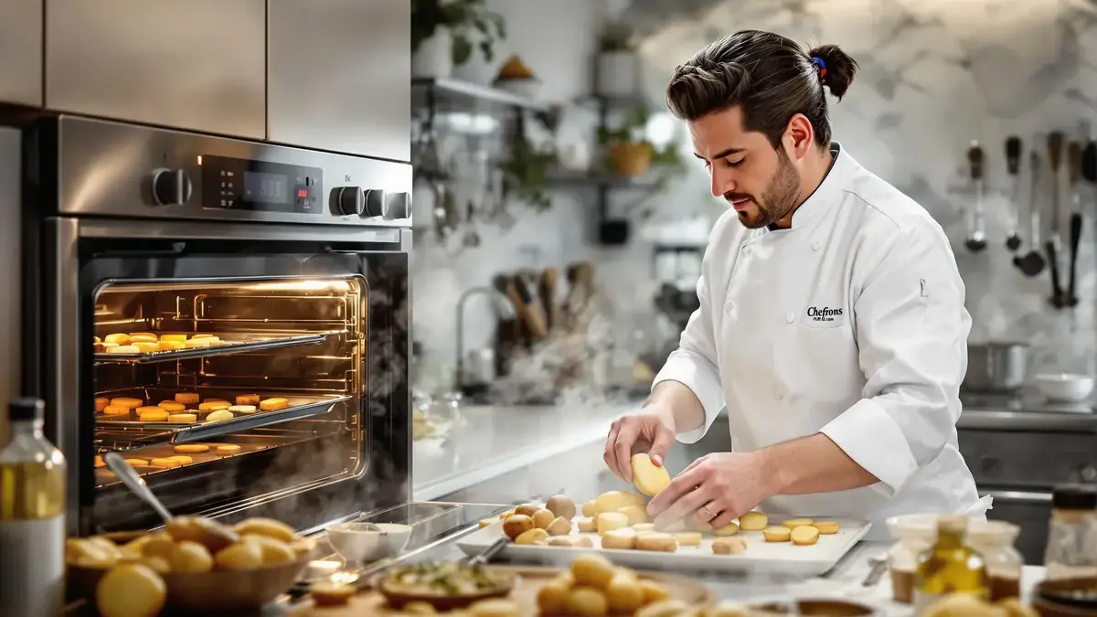 Niet papperig, niet droog: de tip van een sterrenchef voor ultrakrokante aardappelen uit de oven