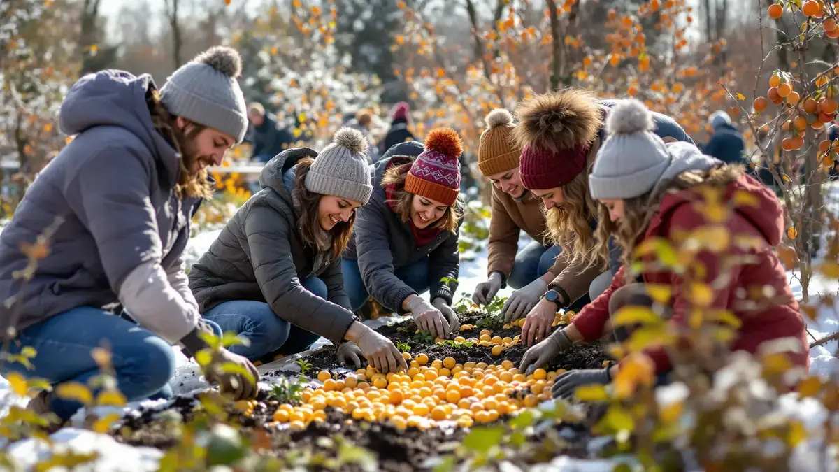 Een vergeten vrucht, een sprankje hoop: hoe hij elke winter vogels in nood kan redden.