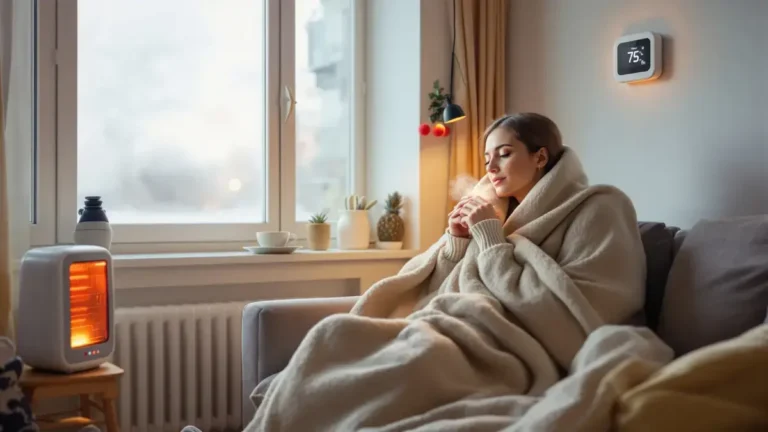 De verwarming hoger zetten is niet altijd genoeg om een aanhoudend gevoel van kou te verhelpen