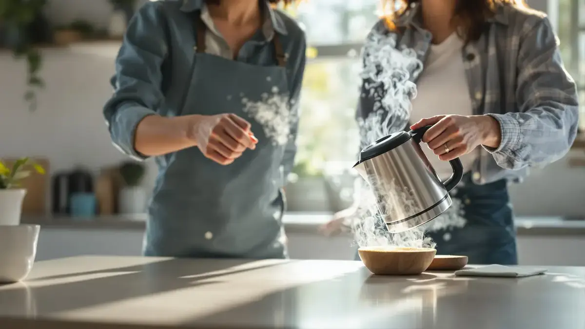 Zonder azijn of zeep: deze methode verwijdert kalkaanslag uit een waterkoker moeiteloos
