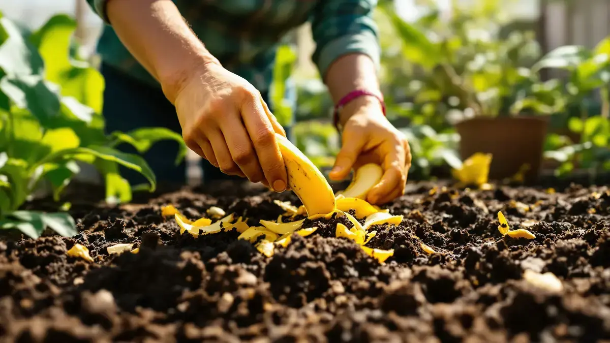 Voedingsstoffen in bananenschillen bevorderen de groei van planten