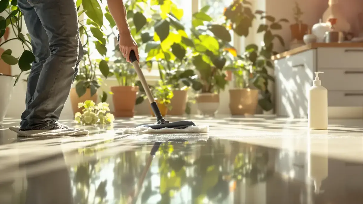 Waarom witte azijn sommige vloeren beschadigt en wat je in plaats daarvan kunt gebruiken