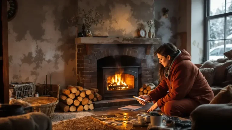 Een woonkamer die koud blijft wijst vaak op fouten bij het gebruik van brandhout