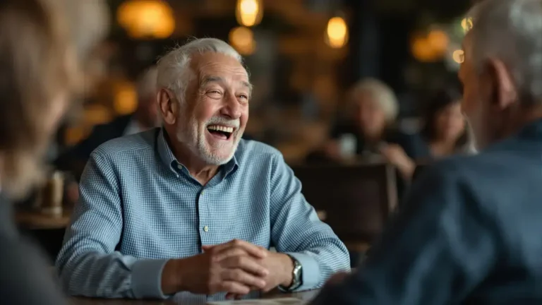 Na je zeventigste kan humor soms een diep gevoel van isolement verbergen