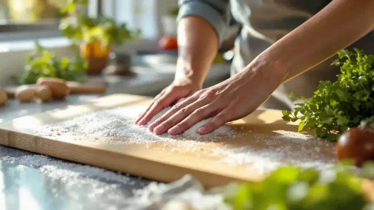 Zout combineert schurend effect en antibacteriële werking op snijplanken