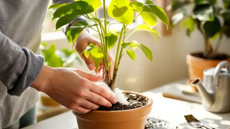 Het toevoegen van zuiveringszout aan kamerplanten kan verrassende effecten hebben