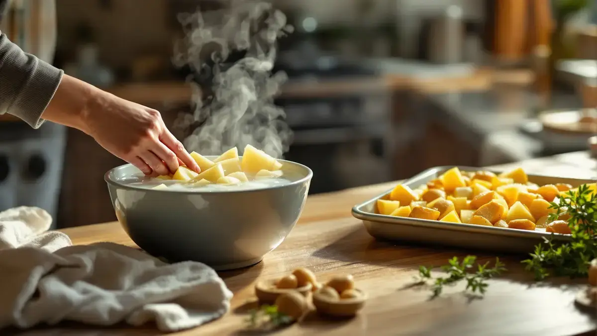 Dit trucje met een kom water kan je aardappels uit de oven transformeren, maar het is nog grotendeels onbekend