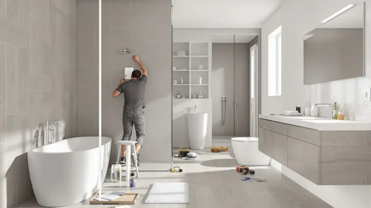 Afscheid van verf en plaktegels in 2026: een alternatief om uw badkamer snel te moderniseren