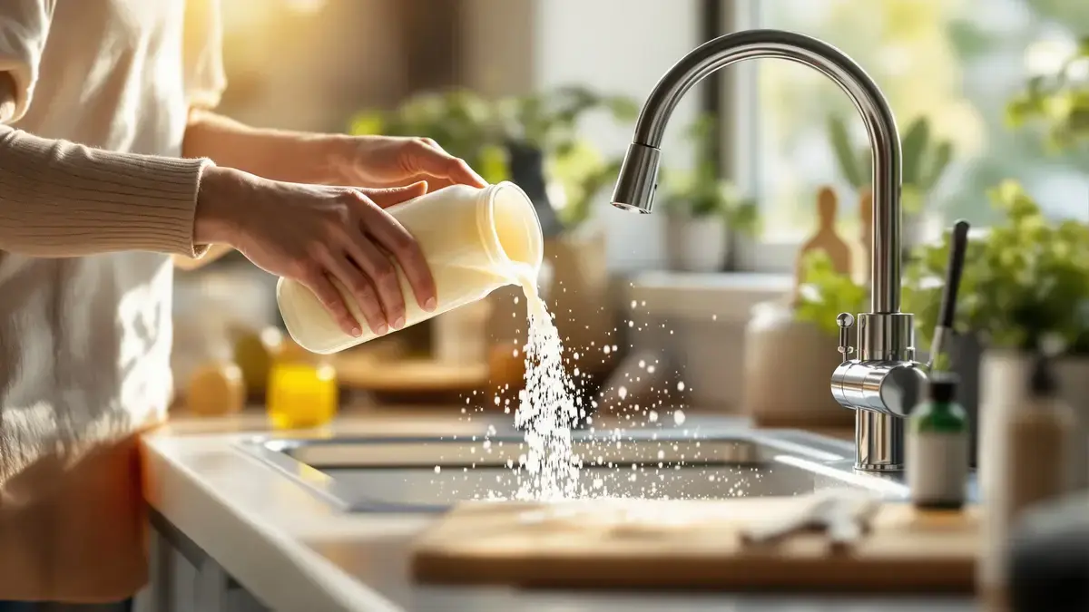 Vergeet azijn en zuiveringszout: dit alledaagse ingrediënt reinigt de leidingen vanzelf