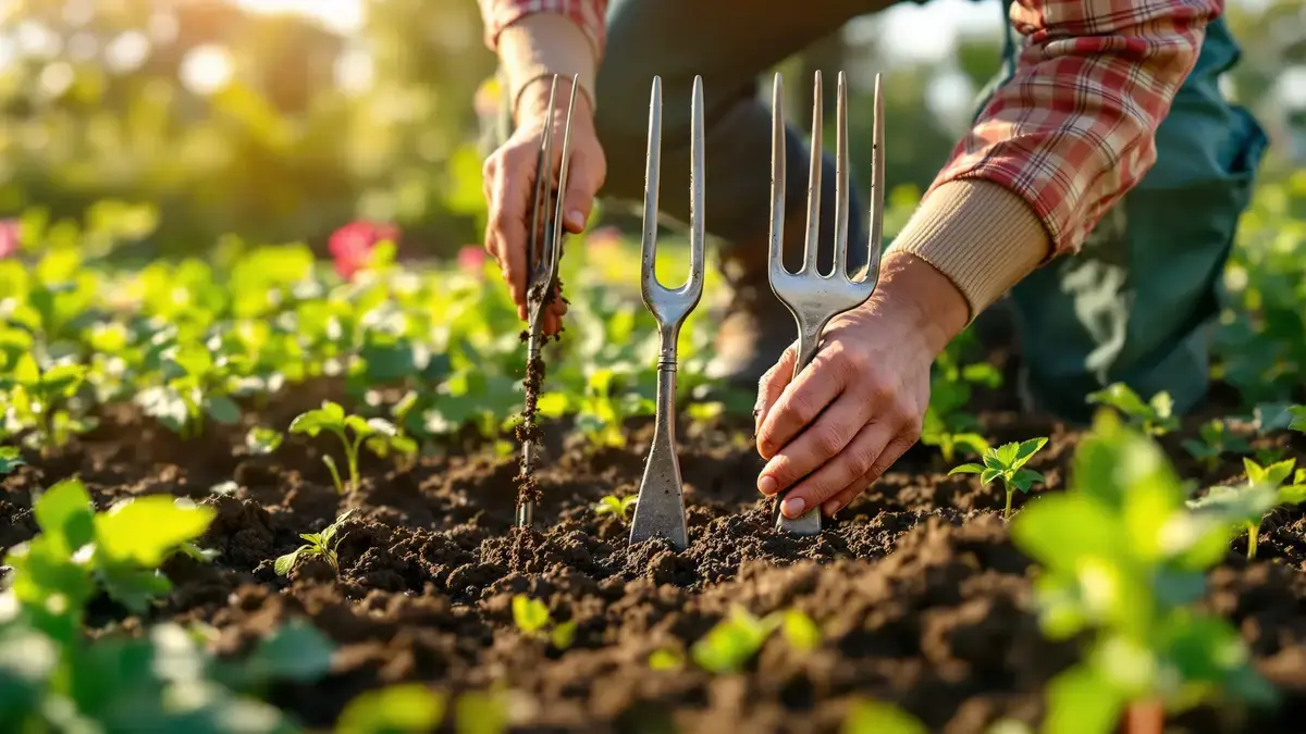 Vorken in de grond gestoken vormen een barrière die veel ongedierte mijdt