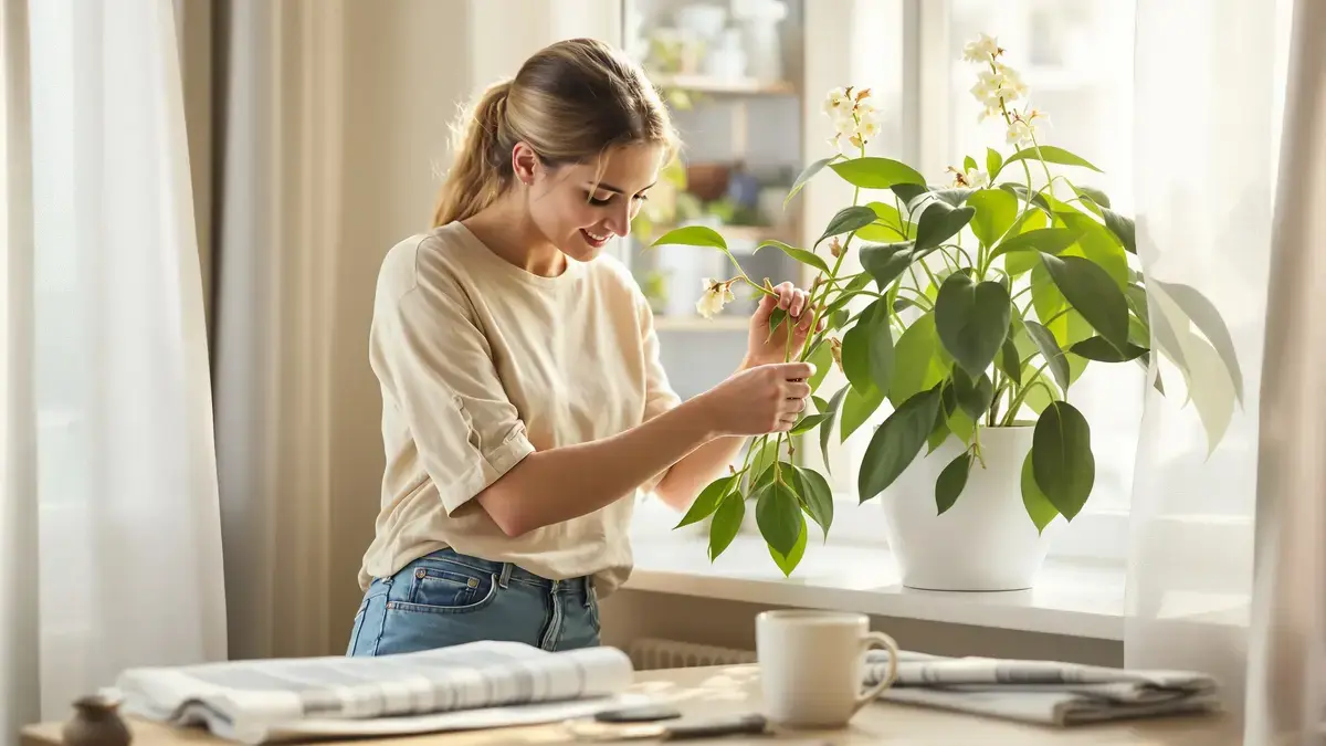 Deze eenvoudige en vaak vergeten taak kan uw spathiphyllum, toch zo veelbelovend, nieuw leven inblazen.