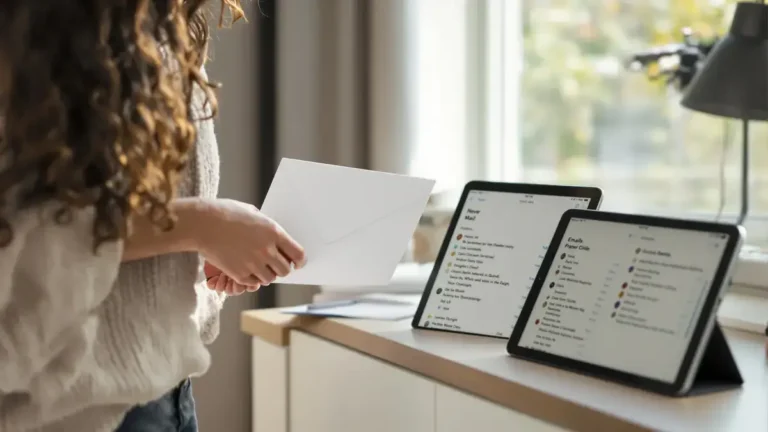 E-mail of papieren post: een wijdverspreide overtuiging bagatelliseert de werkelijke ecologische impact van beide opties