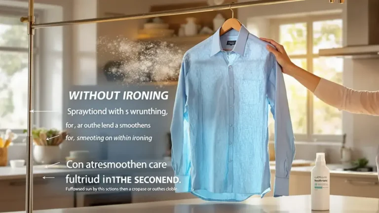 Geen strijkwerk meer: deze zelfgemaakte spray ontkreukt overhemden in enkele seconden