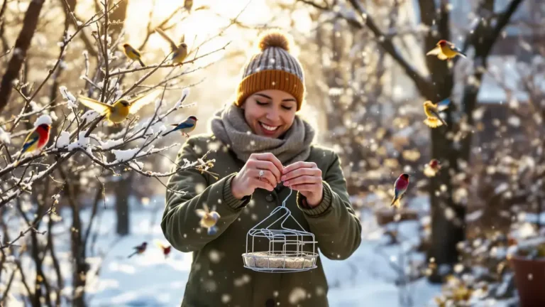 Gerecyclede kledinghangers om de vogels deze winter te redden: een eenvoudige daad die het verschil kan maken.