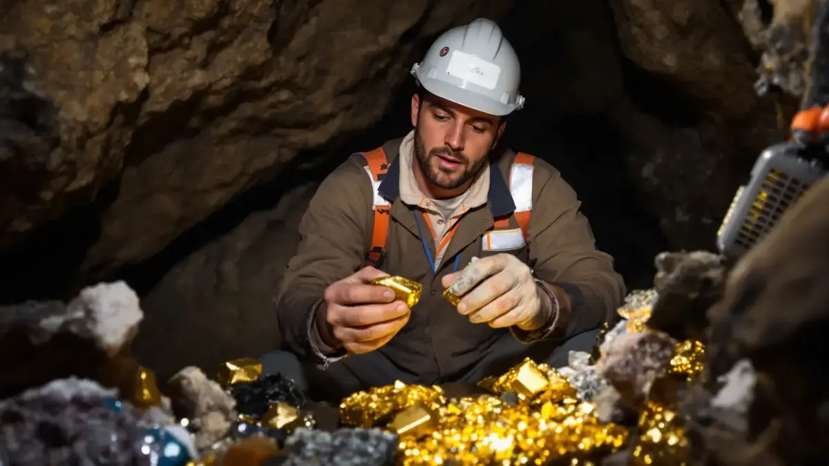 De verrassende oorsprong van goudstaven ontdekt op een diepte van een kilometer