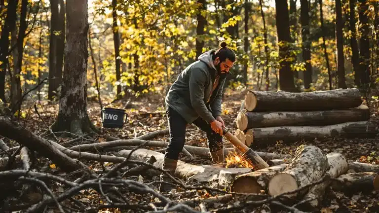 Gratis brandhout bestaat nog dankzij een oude techniek die door weinig huishoudens wordt gebruikt