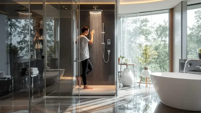 Alle hotels gebruiken deze methode voor vlekkeloze douchewanden