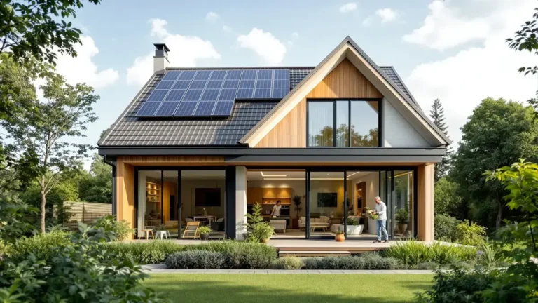 Een huis ontworpen door een gepensioneerde ingenieur behoudt constante warmte zonder energie te verspillen