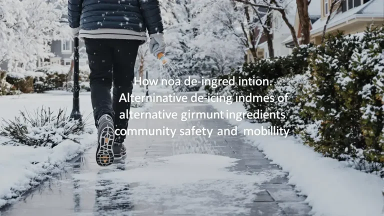 Ijzel en gevaarlijke stoepen: dit verrassende ingrediënt is een uitstekend alternatief voor zout