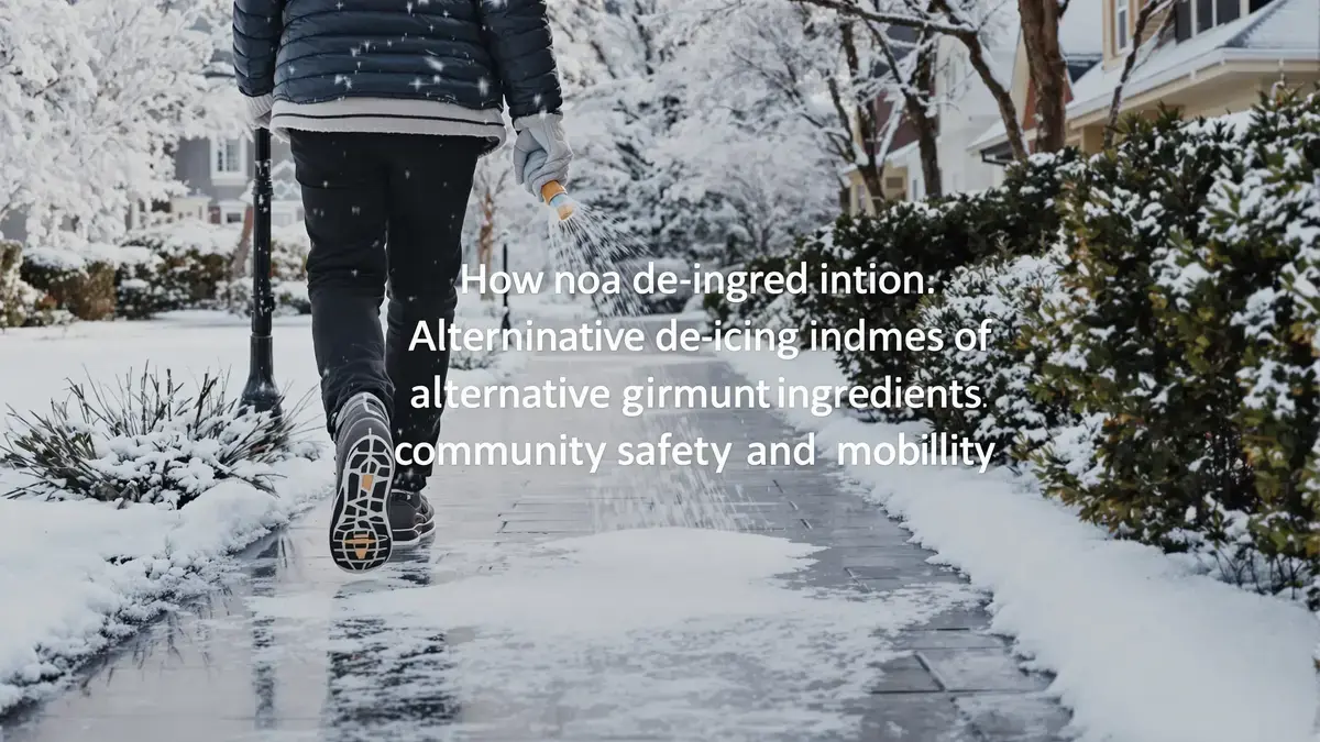 Ijzel en gevaarlijke stoepen: dit verrassende ingrediënt is een uitstekend alternatief voor zout