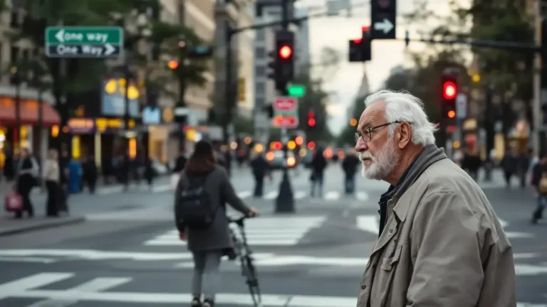 De 8 kenmerken van mensen die na hun vijftigste aarzelen om een eenrichtingsstraat over te steken