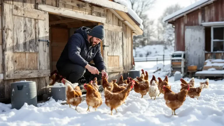 Kippen en strenge vorst: drie eenvoudige regels maken het verschil tussen overleven, stress en blijvende eierproductie