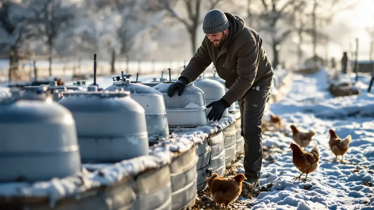 Elke ochtend bevroren drinkbak: deze eenvoudige techniek beschermt het kippenwater zonder elektriciteit
