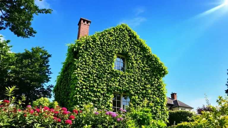 Klimop, vaak verguisd, kan uw huis in werkelijkheid tegen de elementen beschermen