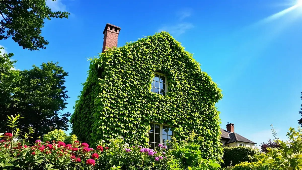 Klimop, vaak verguisd, kan uw huis in werkelijkheid tegen de elementen beschermen