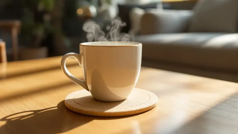 Het schoteltje onder het koffiekopje is niet decoratief, de rol ervan is veel nuttiger dan men denkt