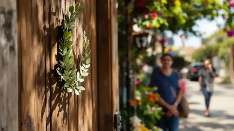 Een laurierblad aan de deur wekt nieuwsgierigheid, maar deskundigen leggen uit waarom deze gewoonte blijft bestaan