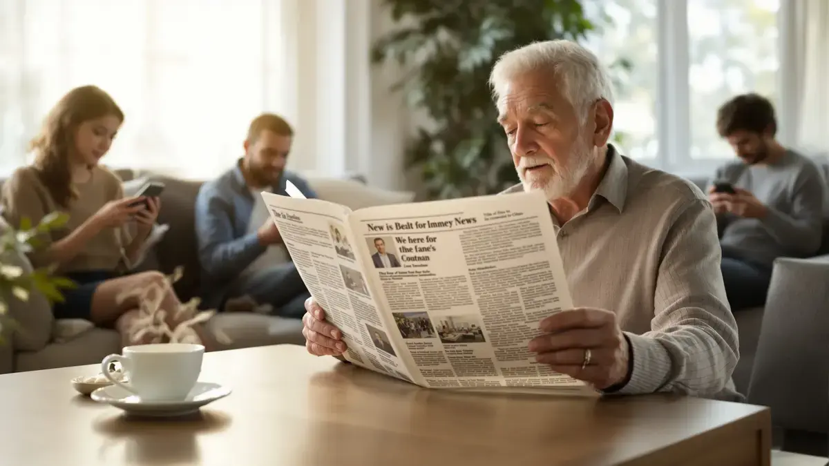 Lezers van gedrukte kranten vertonen 8 kenmerken die digitale generaties vaak over het hoofd zien