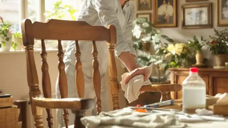 Je moet de geërfde meubels van je grootouders altijd met azijn schoonmaken, hier is de echte reden