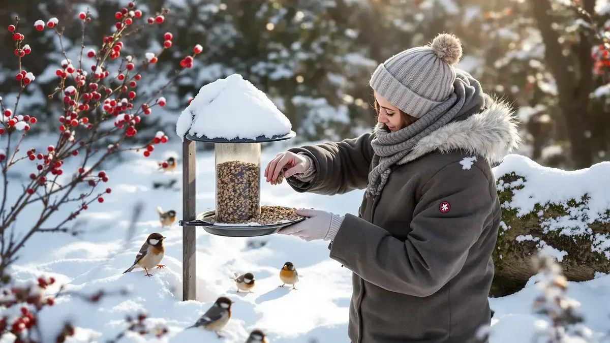 Deze in de Noordse landen gebruikte methode beschermt vogels en voorkomt dat ze afhankelijk worden, een vaak onbekende aanpak.