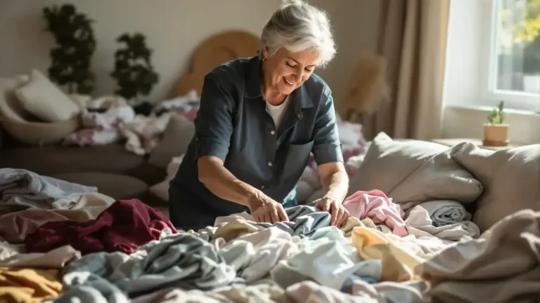 Hoe uw oude t-shirts en lakens kunnen helpen om uw huis te ontrommelen na uw vijftigste