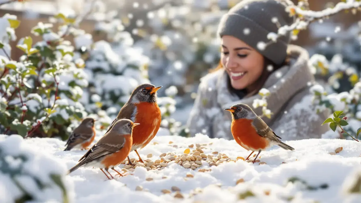 De roodborstjes in de tuin: een onbekend vijfminutenritueel dat de winter voor veel tuiniers verandert