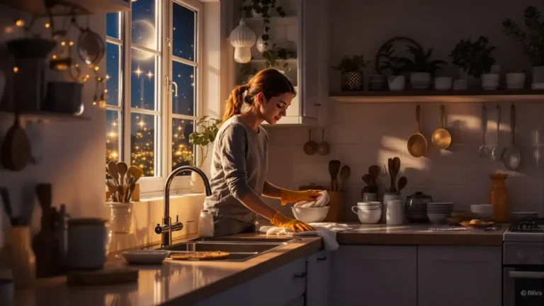 Het schoonmaken van de keuken voor het slapengaan: een gewoonte die angst kan verminderen volgens de psychologie