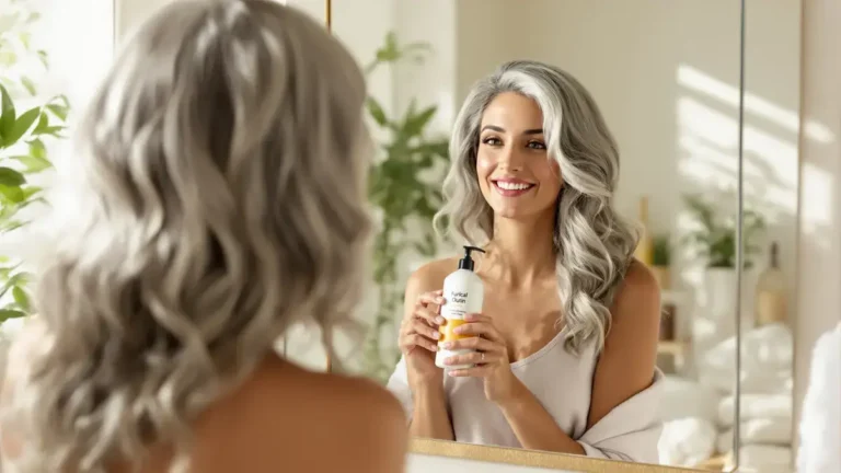 Dit ingrediënt toevoegen aan de shampoo geeft grijs haar meer diepte