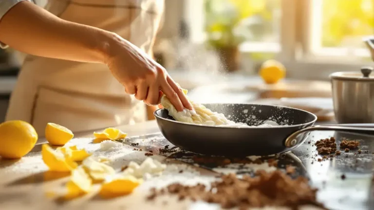 Een simpel keukenrestje kan aangebrande pannen en aangekoekte potten redden
