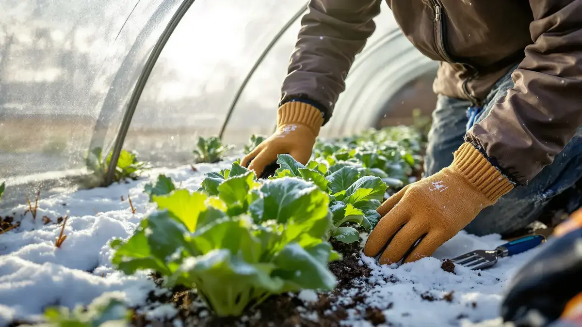 Een manier om sla ’s winters af te dekken blokkeert hun ademhaling en zorgt ervoor dat ze afsterven