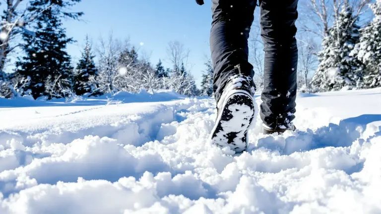 Als de sneeuw onder je voeten knispert, komt dat overeen met een zeer precieze temperatuur, uitgelegd door de natuurkunde