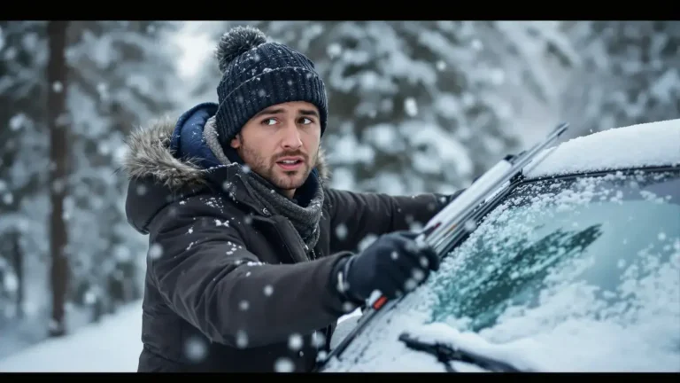 Als het sneeuwt, is het volgens deskundigen echt een goed idee om de ruitenwissers omhoog te zetten?