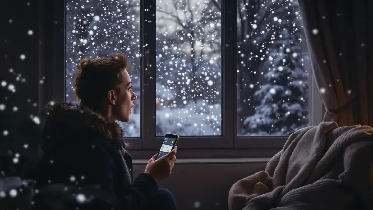 De voor vanavond voorspelde sneeuwval kan zelfs de meest doorgewinterde weerdiensten verrassen